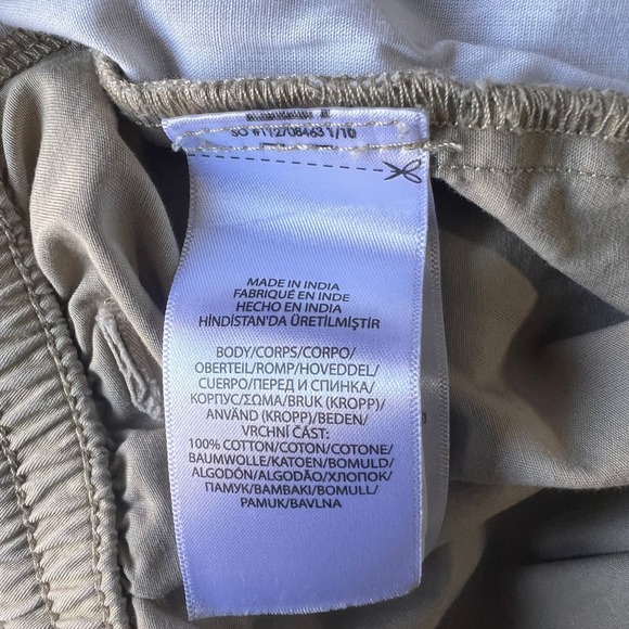 Polo Ralph Lauren Boys XL 18-20 Khaki Tan Chino Shorts Elastic Waist Cotton - Picture 8 of 9